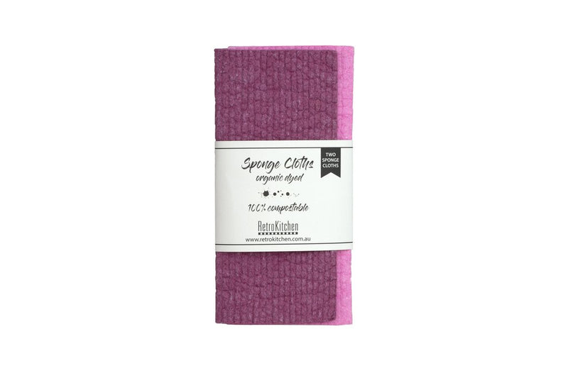 Organic Dyed Sponge Cloth | Compostable