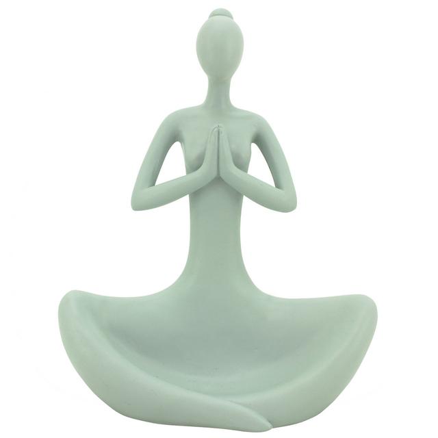 Yoga Lady | Ceramic Statue