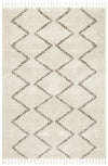 Saffron Natural Grey | Shag Tassel Floor Rug