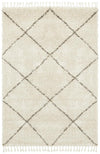 Saffron Natural Grey | Shag Tassel Floor Rug