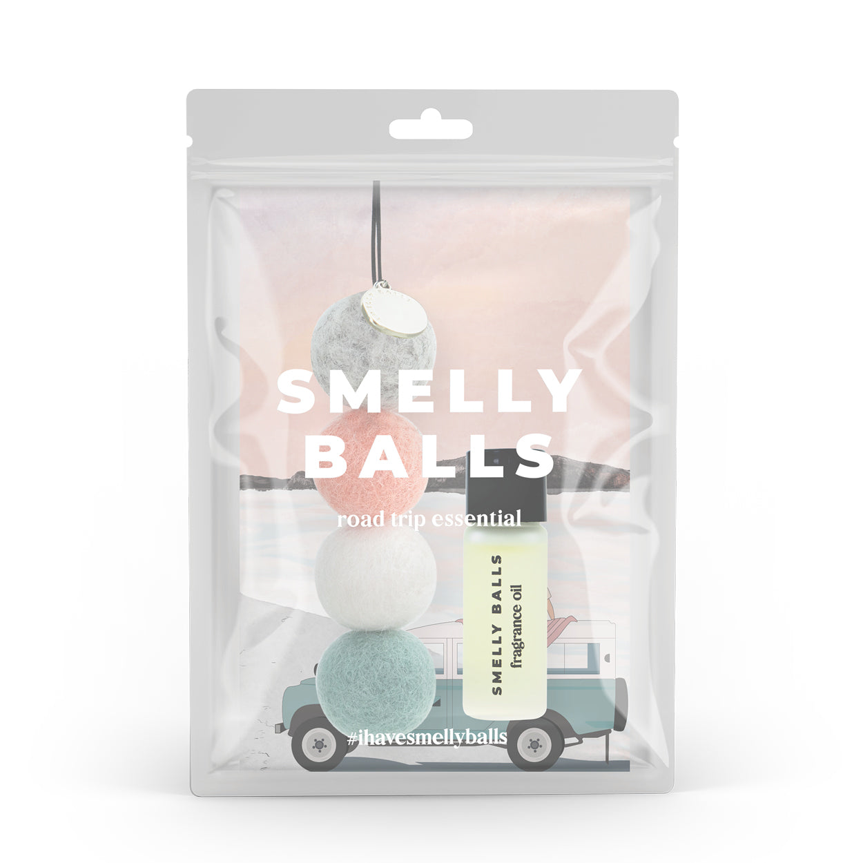 Smelly Balls Beaded Charm | Seapink Set