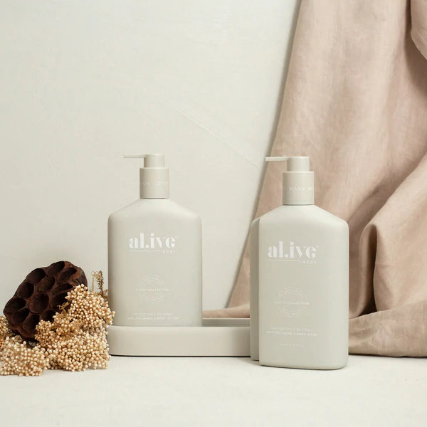 Wash & Lotion Duo + Tray | Sea Cotton + Coconut