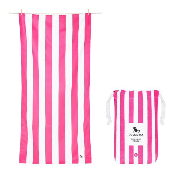 Cabana Stripe Collection Beach Towel |  X Large | 100% Recycled