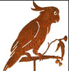 Kookaburra & Cockatoo Rust Stake