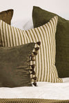 Spencer Cushion | Khaki/Natural | 50x50cm