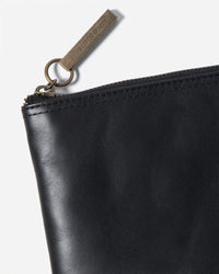 Cassie Classic Leather Clutch