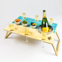 Banquet Rectangle Folding Picnic Table with Bucket - Whatever Mudgee Gifts & Homewares