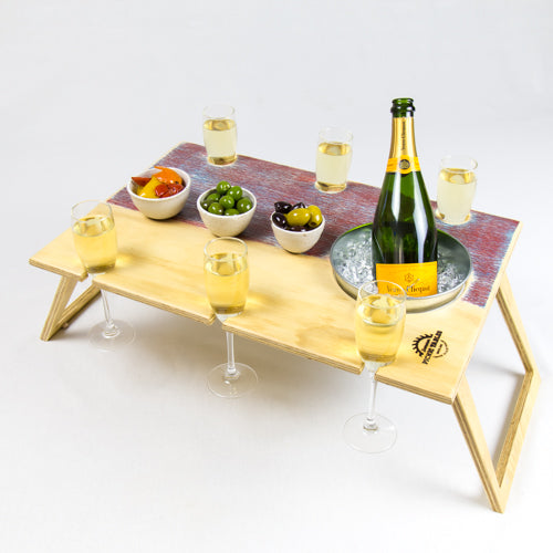 Banquet Rectangle Folding Picnic Table with Bucket - Whatever Mudgee Gifts & Homewares