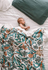 Wattle And Gum Swaddle | Cotton Muslin