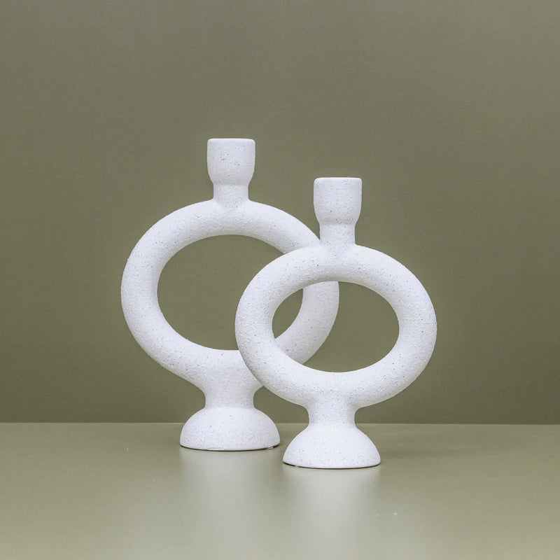 Thea Candlestand | White