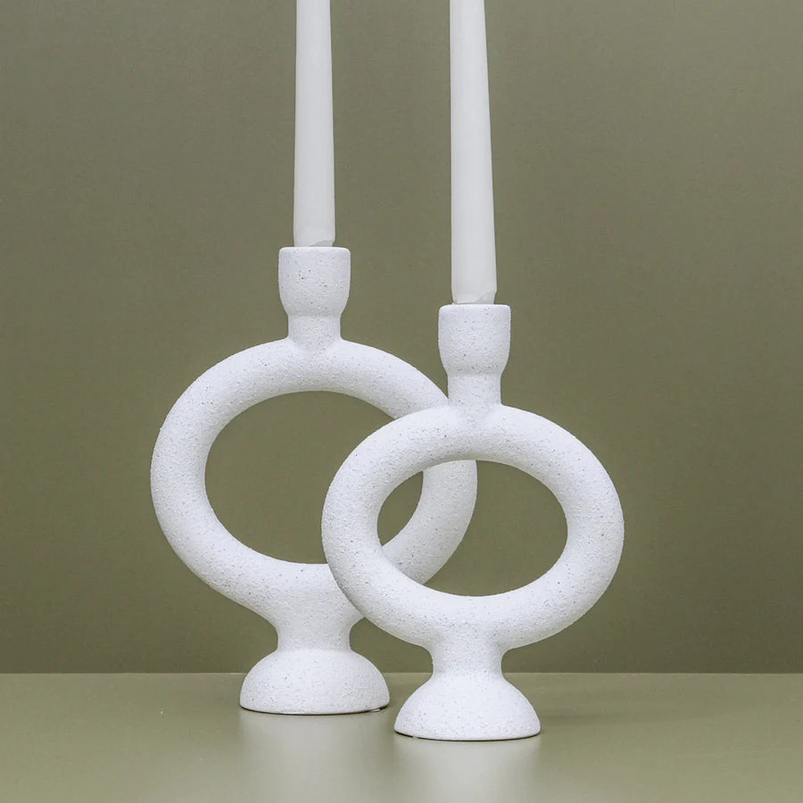 Thea Candlestand | White