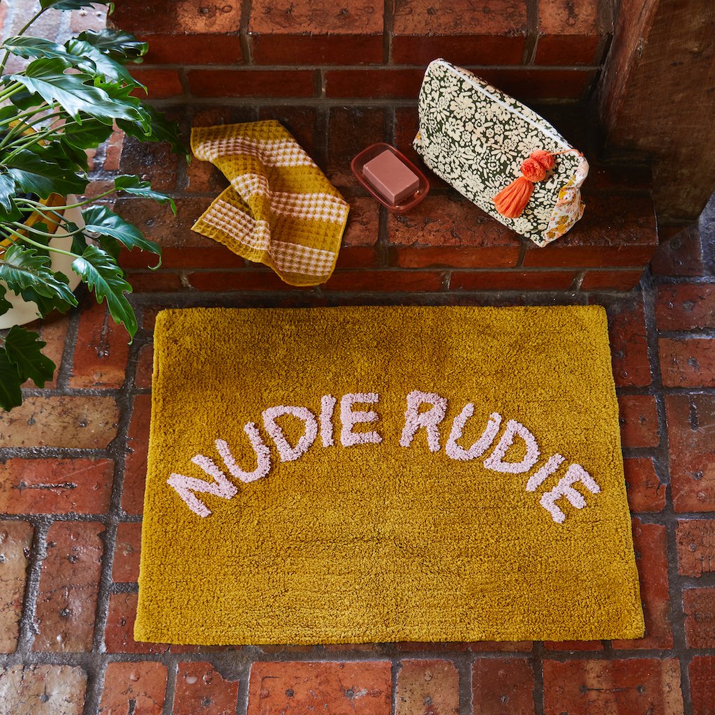Tula Nudie Rudie Bathmat | Pear