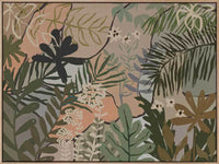Jungle Florals | Framed Canvas Art