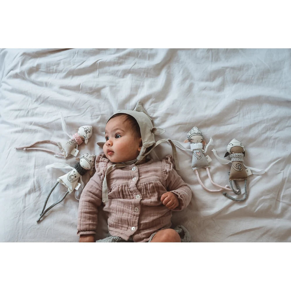 Pixi Bebe Rattle | MuJi  |Will Watch you Grow like a Little Mushroom..