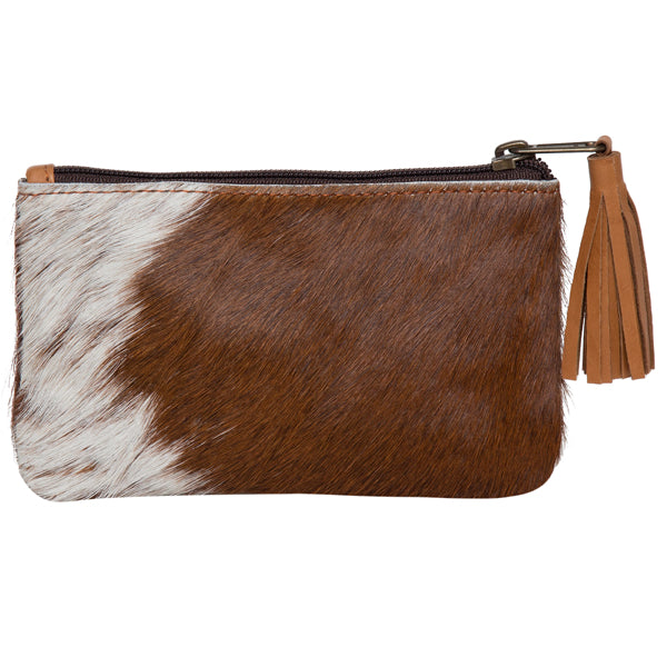 York Small Tassel Cowhide Purse