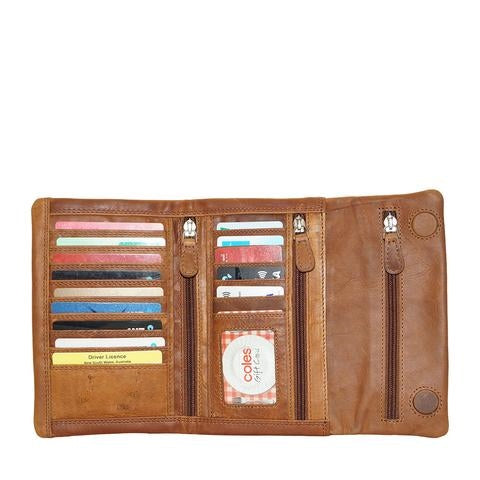 Cowhide Fold Leather Wallet