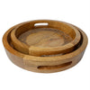 Mango Wood Round Trays