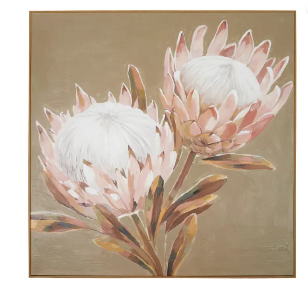 Honeypot Oak Frame Oil Painting Whatever Mudgee