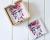 Frida Ceramic Coaster Set