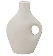 Carmen White Matte Vase | Matte Ceramic