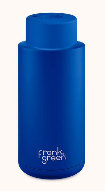 Ceramic Reusable Bottle Push Lid | 34oz 1000ml