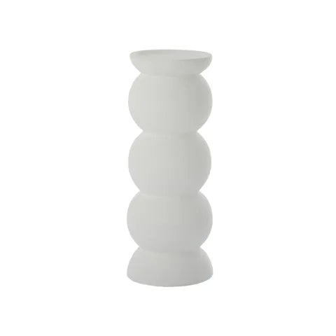 Artemis Ceramic Candleholder White