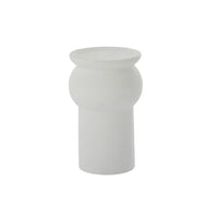 Artemis Ceramic Candleholder White