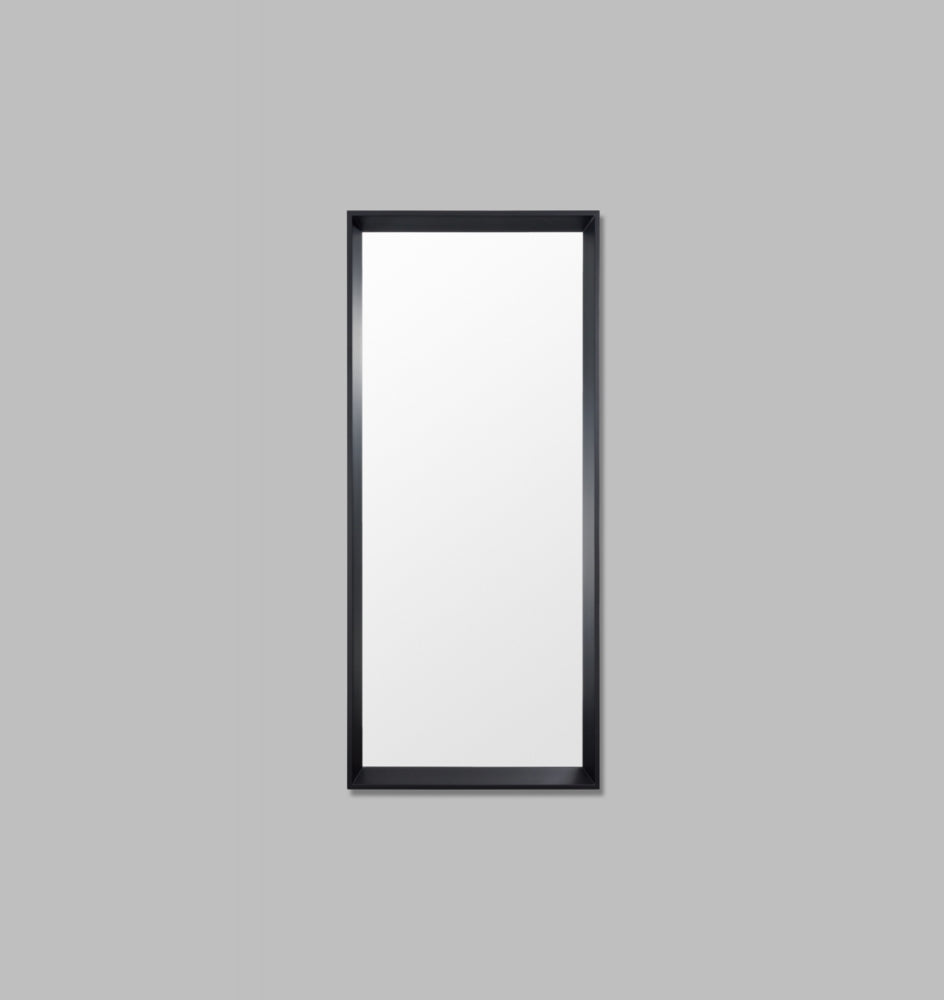Austen Leaner Mirror | Thick Black Frame | 180x80cm