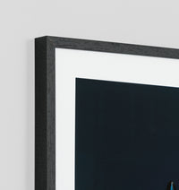 Australian Midnight Cockatoo Black Framed Print - Whatever Mudgee Gifts & Homewares
