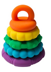Stacker & Teether Silicone Toy - Whatever Mudgee Gifts & Homewares