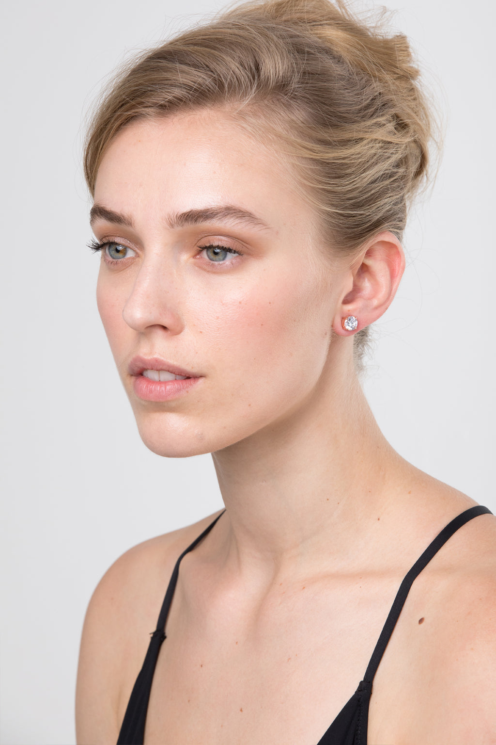 Ballet Silver Stud Earring