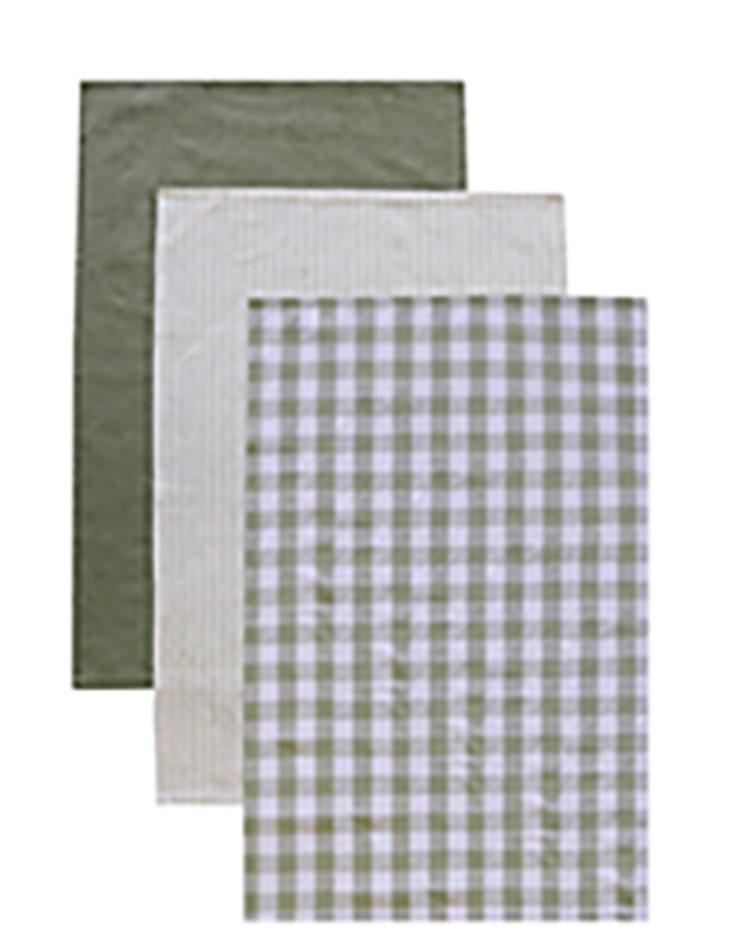 Woven  Cotton Tea towel | Set of 3