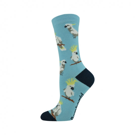 Cocky Blue | Womens Bamboo Socks