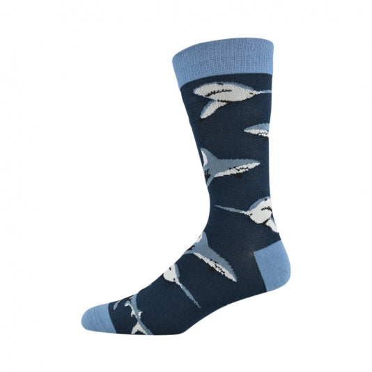 Jaws Shark | Bamboo Men's Socks