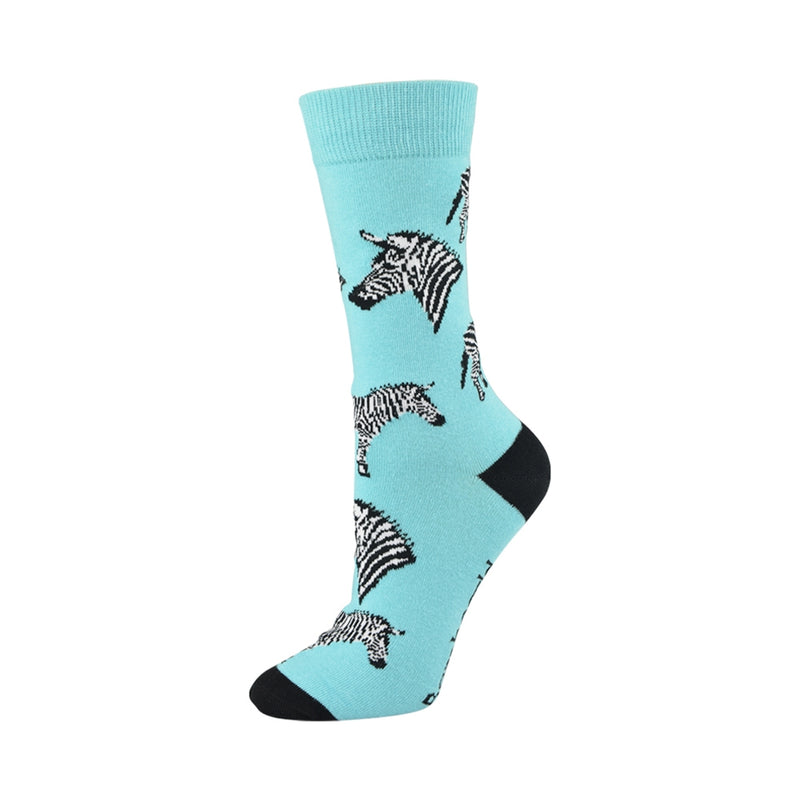 Zebra Womens Bamboo Socks