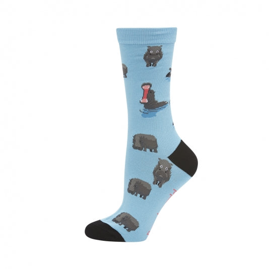 Hungry Hippo | Bamboo Women's Socks