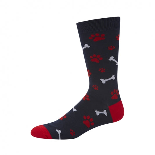 Paw Paw Navy | Mens Bamboo Socks