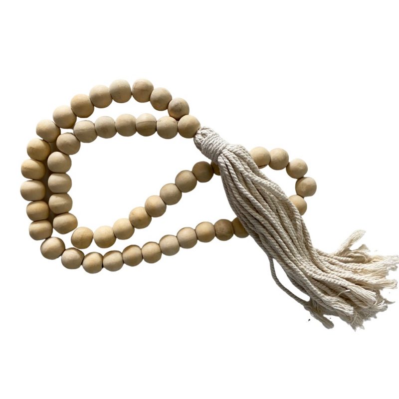 Beaded Tassel – Natural