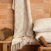 Bergen Ombre Stonewashed Linen Throw