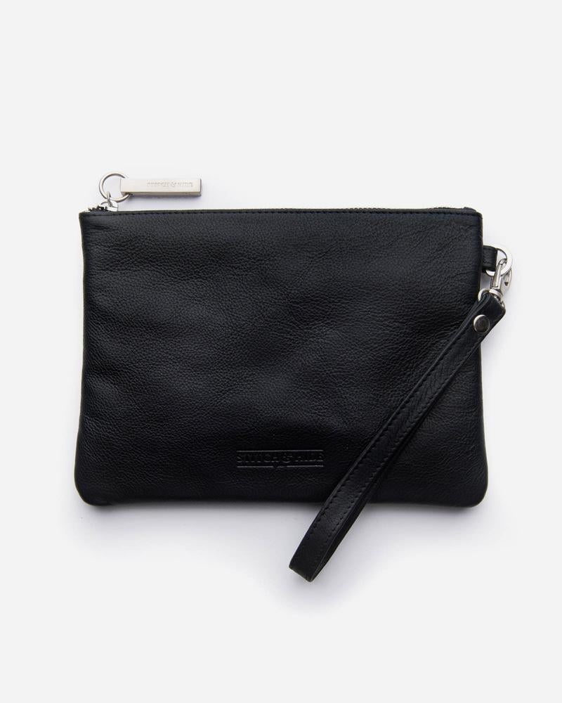 Cassie Leather Clutch