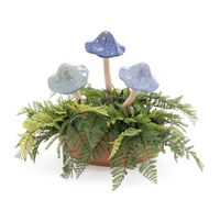 Mushroom Ceramic Large | Blue