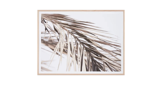 Sunkissed Palms | Framed Art