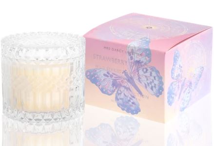 Candle Strawberry Quartz | Wild Berries + Rosewater (Petite)