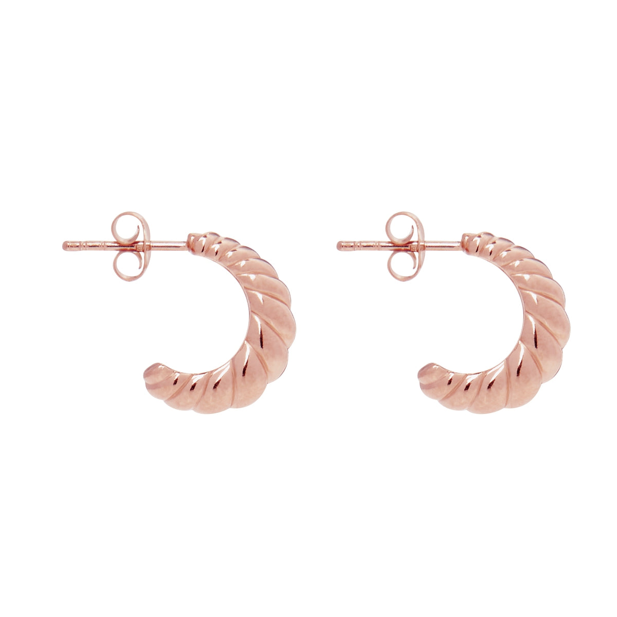 Cafe Rose Gold Stud Earring