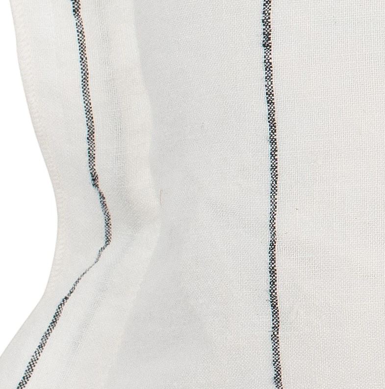 Carter Striped Linen | Feather Cushion | 50x50cm