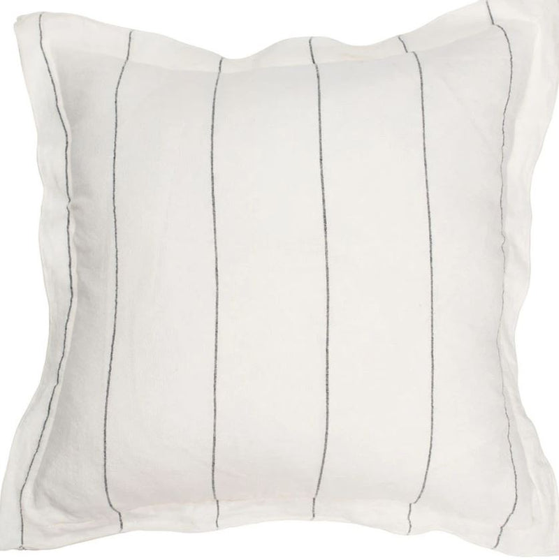 Carter Striped Linen | Feather Cushion | 50x50cm