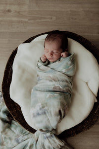 Cloudy Skies Swaddle | Cotton Muslin
