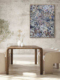Connectedness Blue | Canvas Art | 90x120cm