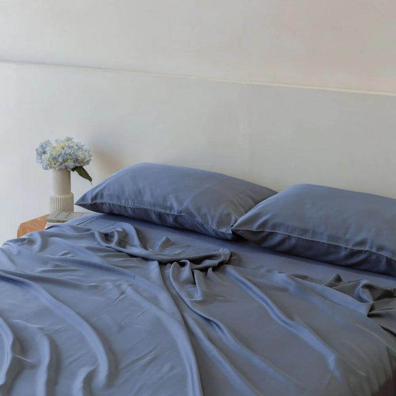 100% Organic Bamboo Sheet Set | Denim