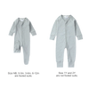 Organic Cotton Zip Suit L/S Dew Speckled